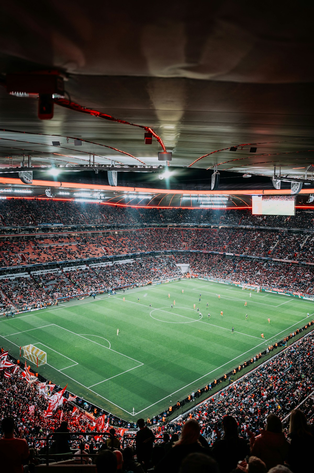 Packed stadium atmosphere — 1Win live betting action